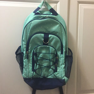 Pottery Barn Teen Aqua Backpack and Lunch Bag